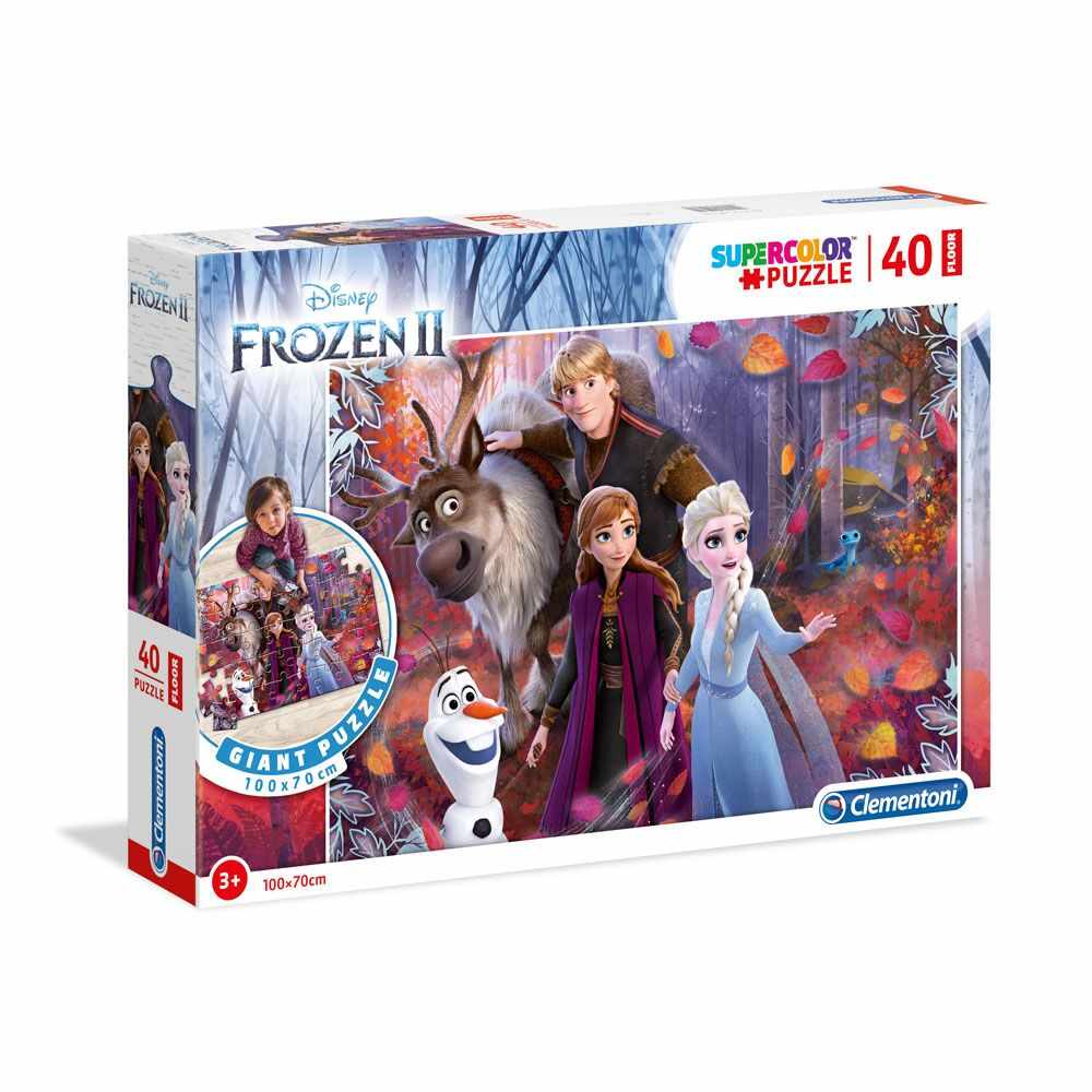 Puzzle de podea cu 40 piese Clementoni Disney Frozen