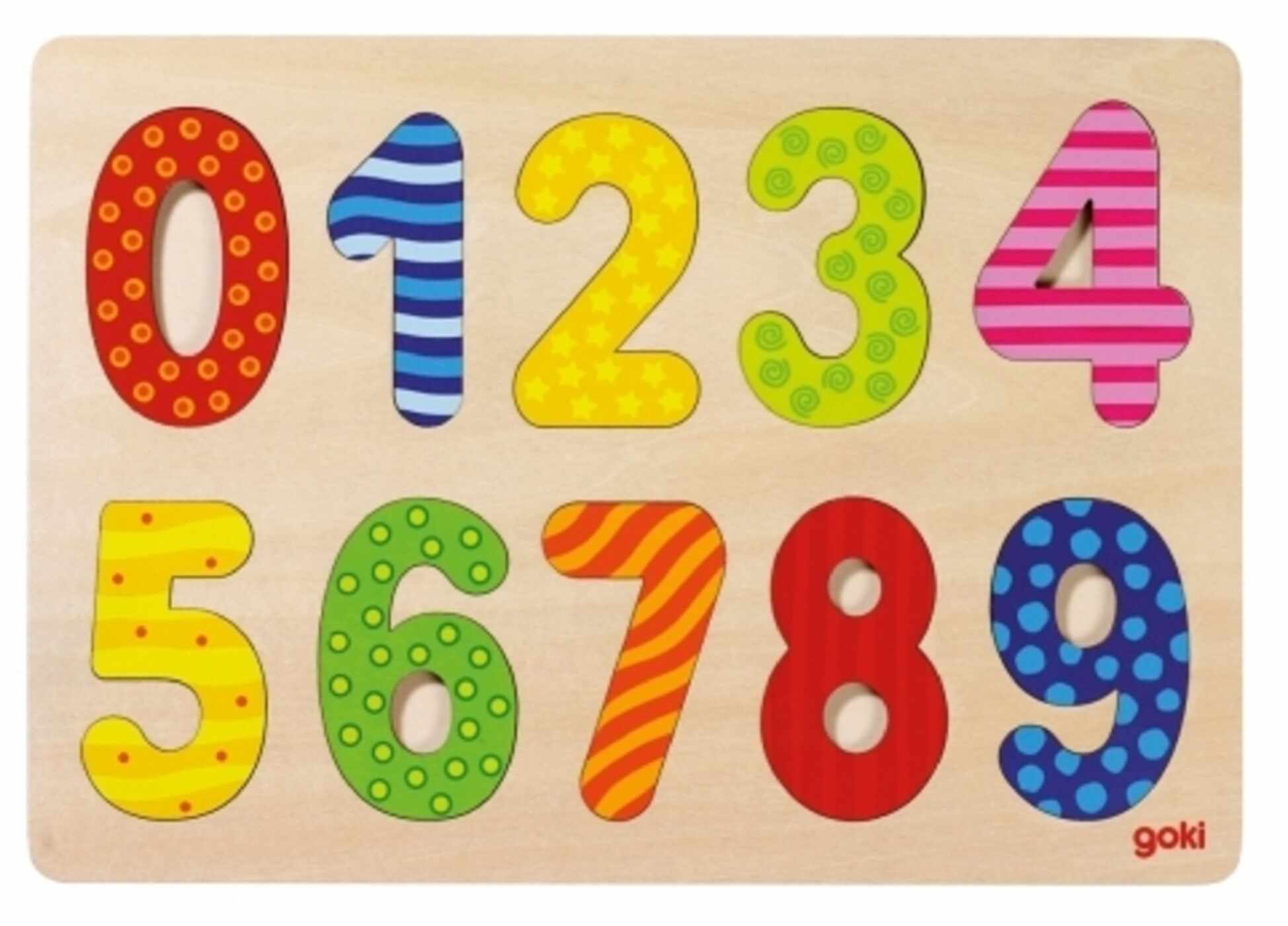 Puzzle - Goki - Numere 0-9 | Goki