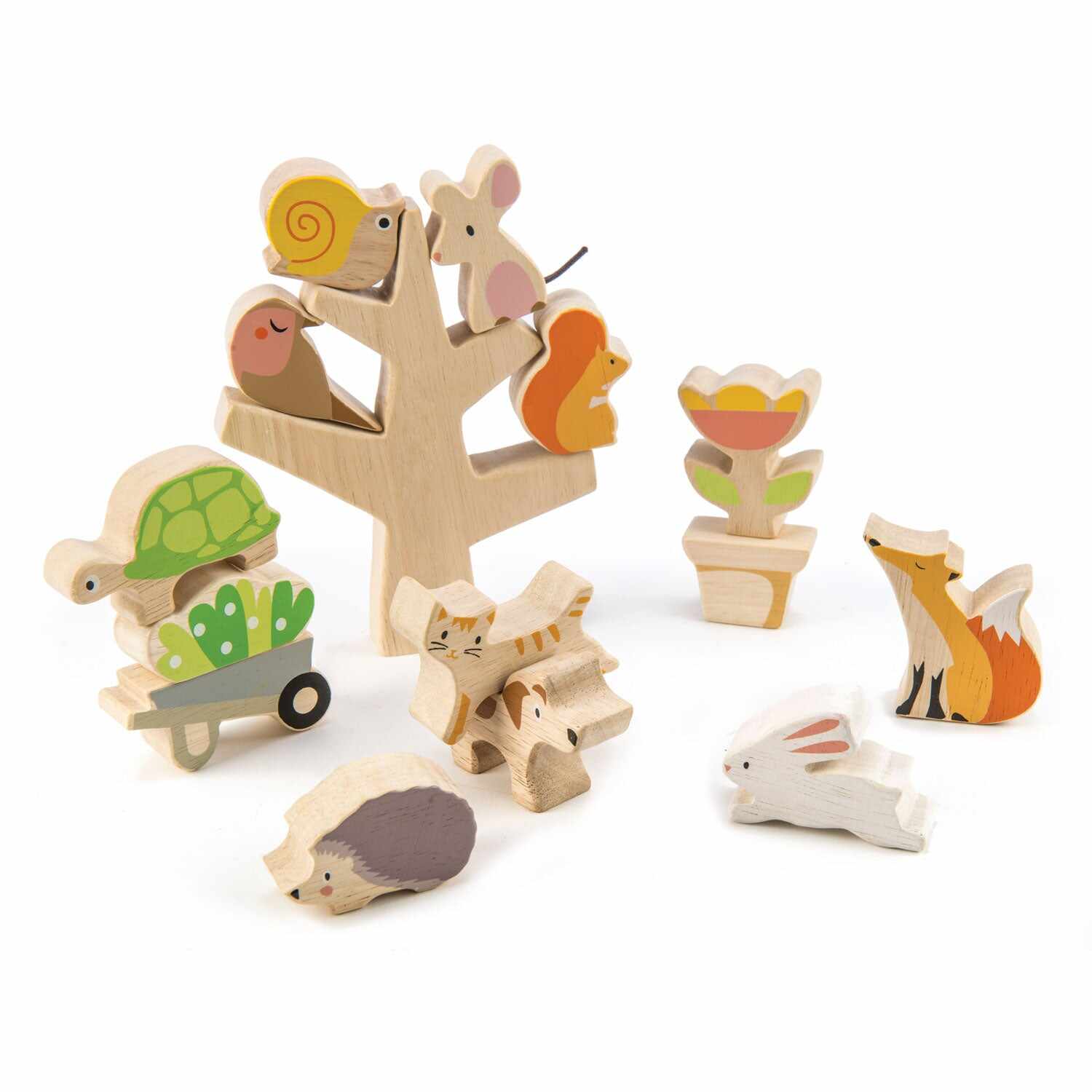 Set figurine - Stacking Garden Friends | Tender Leaf Toys