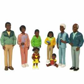 Figurine familie africana