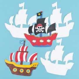 Corabie de pirati de decorat - Baker Ross