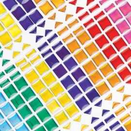 Mozaic autoadeziv colorat - Baker Ross