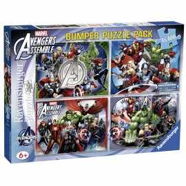 Puzzle avengers 4x100 piese