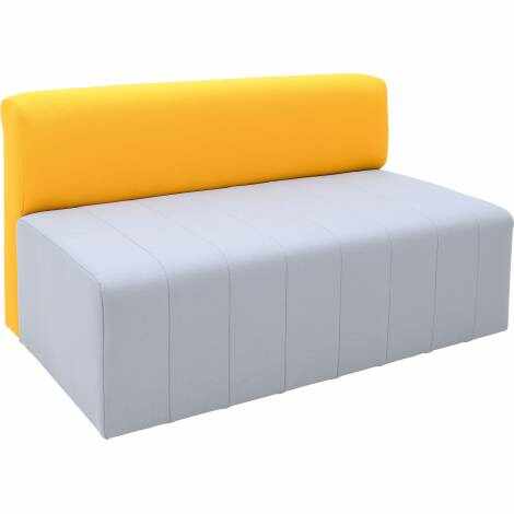 Canapea pentru gradinita gri-mustar Modern ignifug
