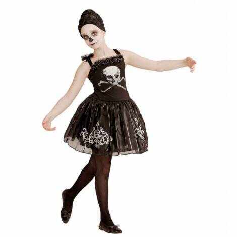 Costum balerina schelet fetita