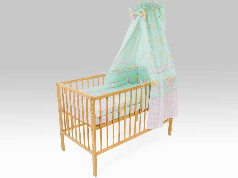 Lenjerie Teddy Stelute Turquoise M1 5 Piese 120x60 cm
