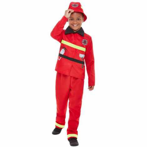 Costum pompier 3-4 ani - marimea 140 cm