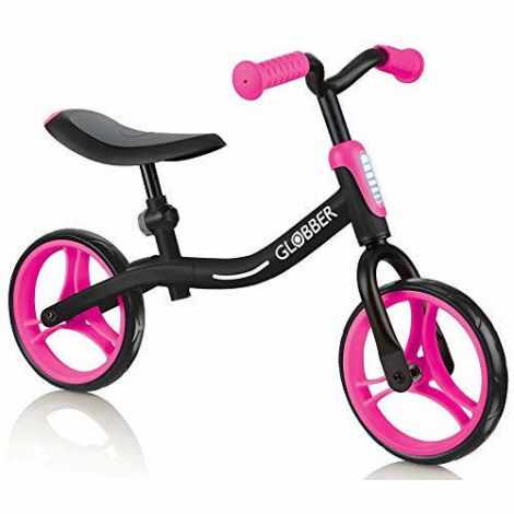 Bicicleta globber go bike fara pedale 8.5 inch roz