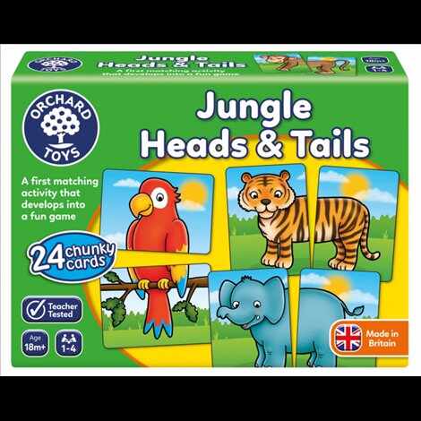 Joc educativ Jungla JUNGLE HEADS & TAILS