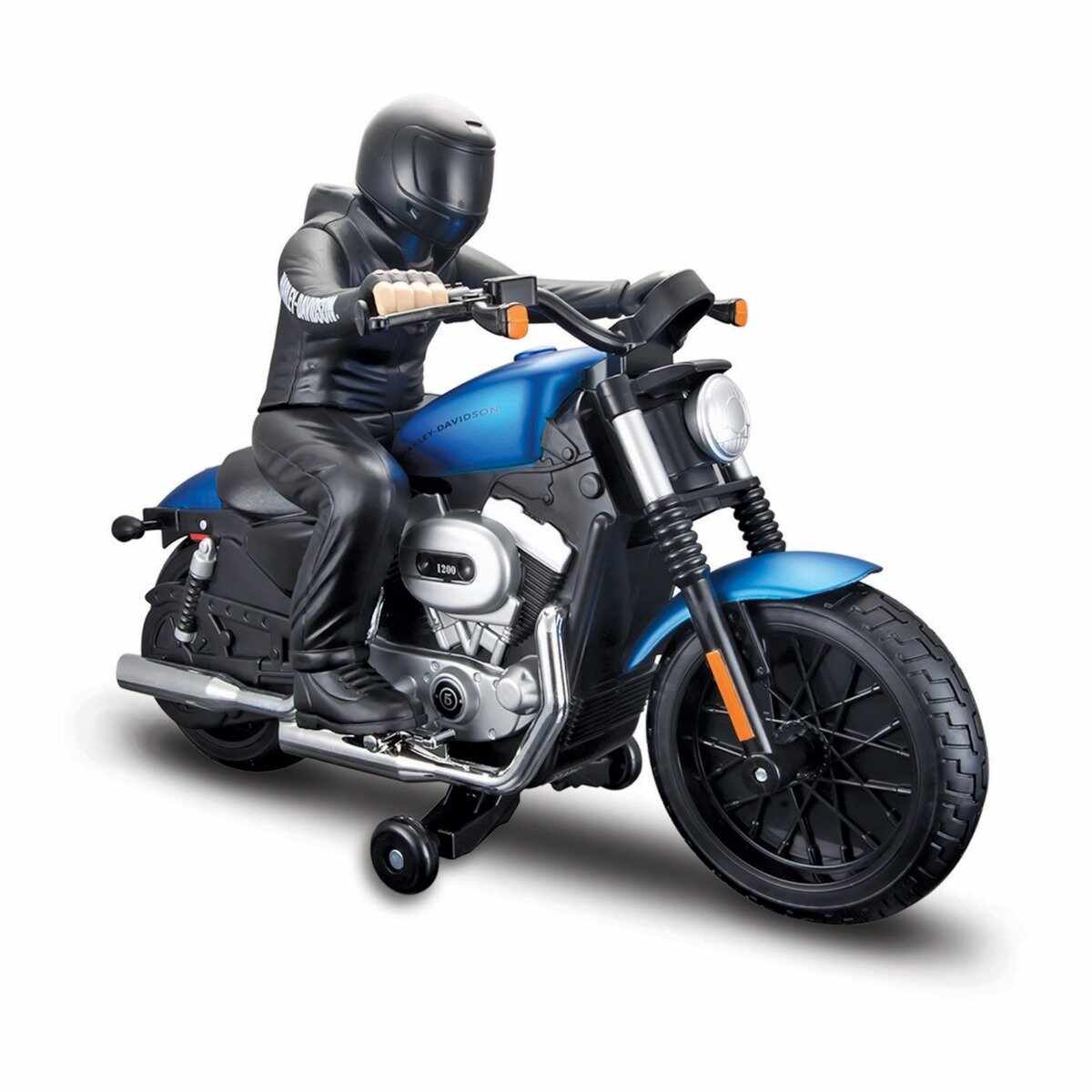 Motocicleta cu telecomanda Maisto Harley-Davidson Nightster XL 1200N, Albastru