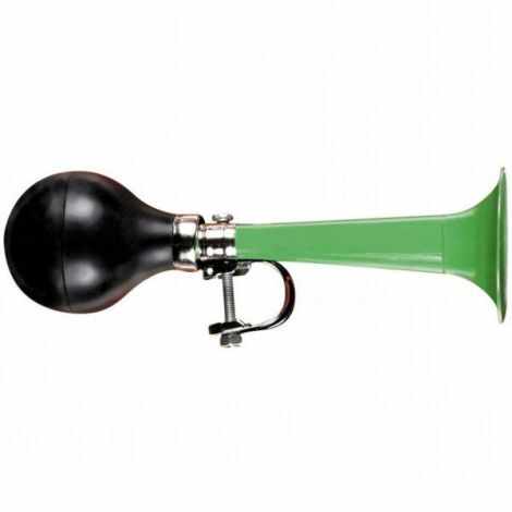 Claxon mini-trompeta verde, Bike Fun