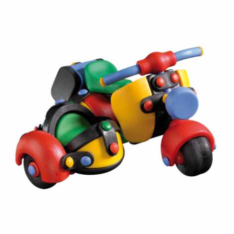 Jucarie de construit mic-o-mic 3D Motocicleta cu atas 089.017, 12.7 cm
