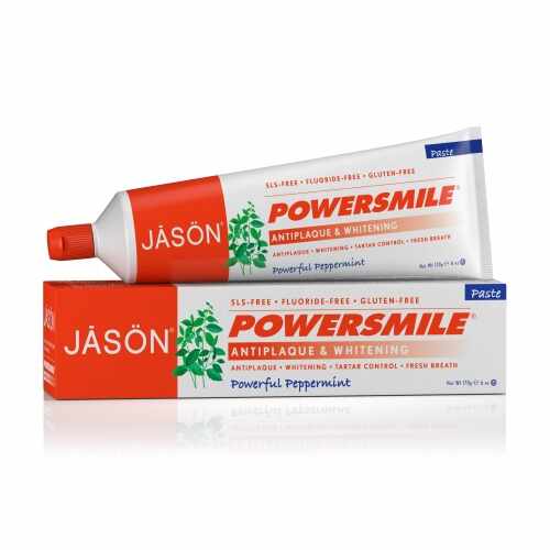 Pasta de dinti Power Smile fara fluor pt albirea dintilor 170 g Jason