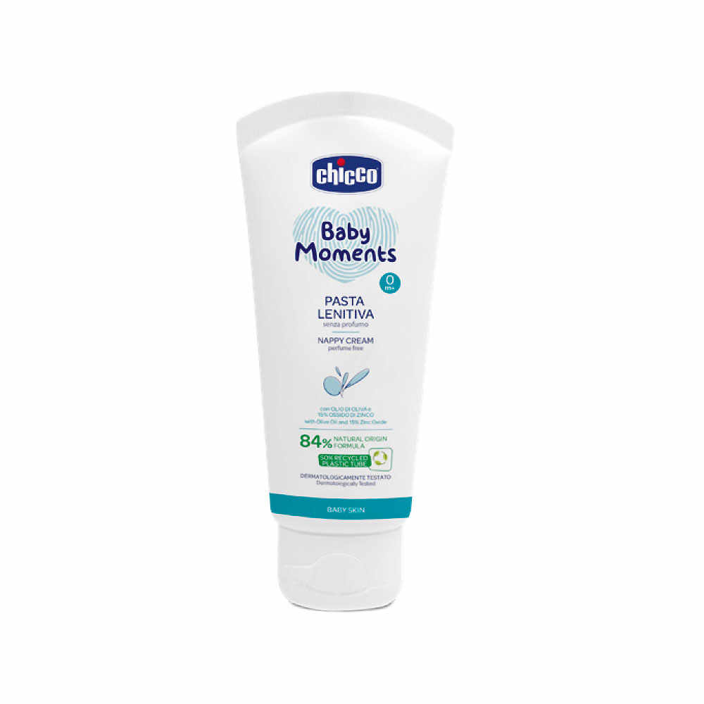 Crema Chicco Baby Moments BabySkin impotriva iritatiilor de la scutec 100 ml 0 luni+