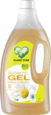 Detergent gel bio de rufe colorate musetel si portocale 1.5L Planet Pure