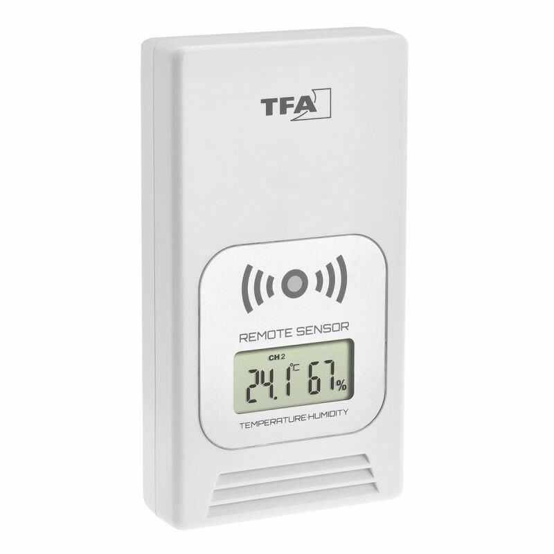 Transmitator wireless digital pentru temperatura si umiditate afisaj LCD alb