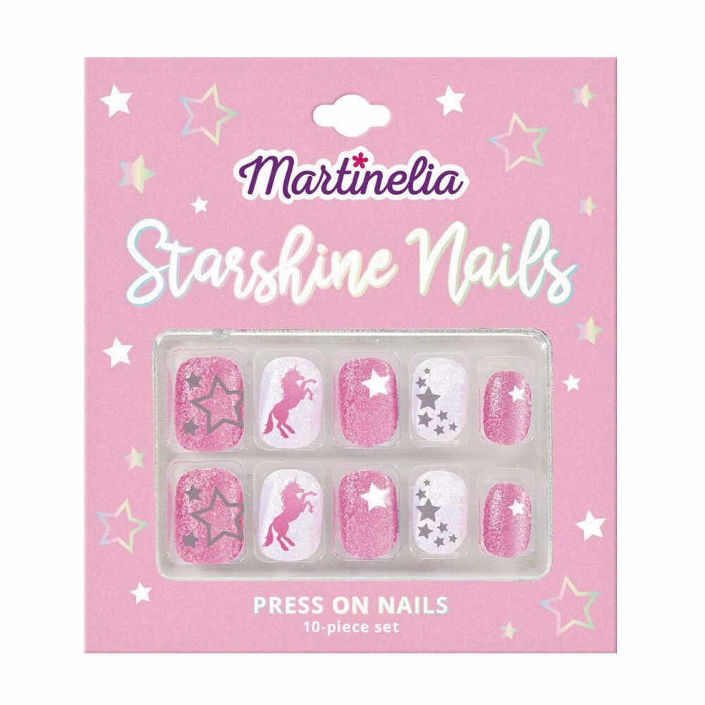 Set unghii false Martinelia Starshine Nails cu adeziv Press-On