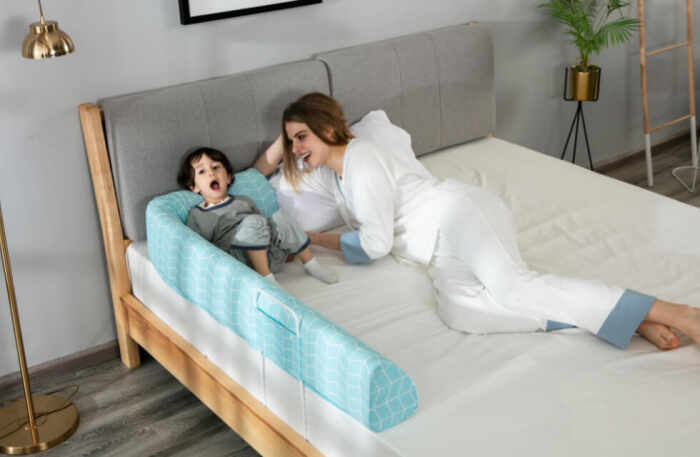 PRODUS RESIGILAT - Aparatoare pat copii 180 cm - spuma cu memorie, Diverse culori