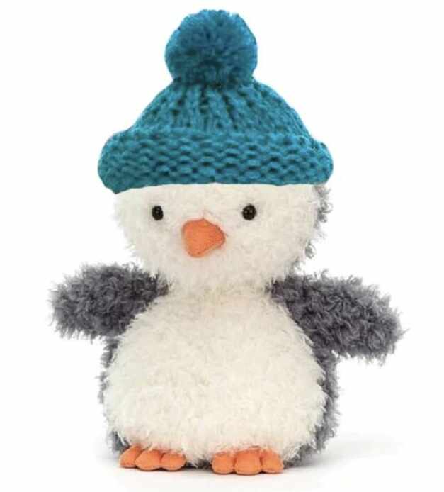 Jucarie de plus - Wee Winter Teal Penguin | Jellycat