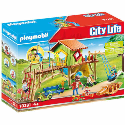 Set de Constructie Playmobil Loc de Joaca in Parcul de Aventuri