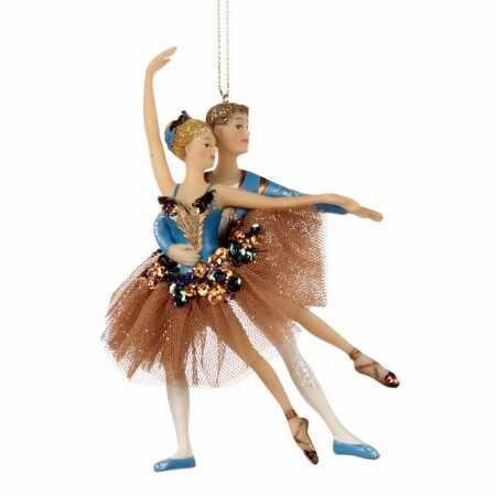 Cuplu balerini cosmatie paun tiul ornament