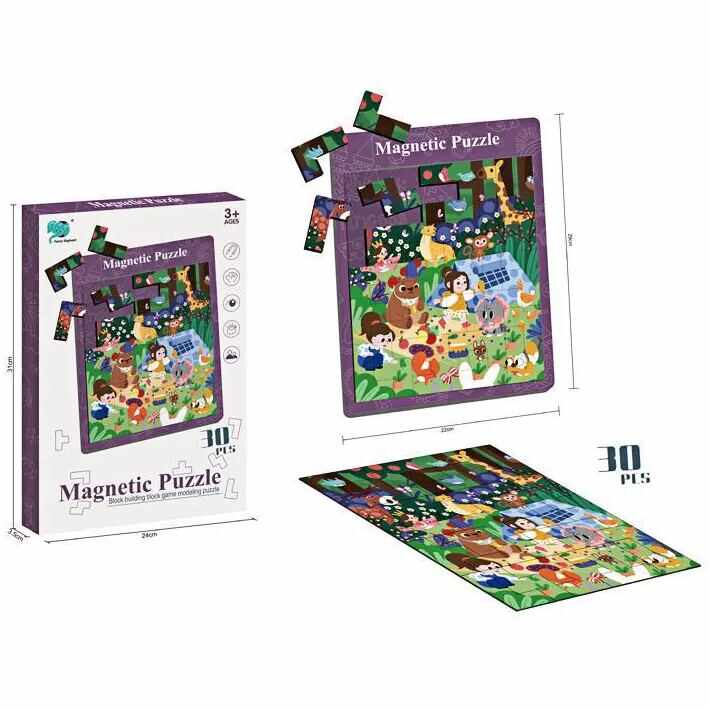 Puzzle magnetic - In excursie | Fanny Elephant