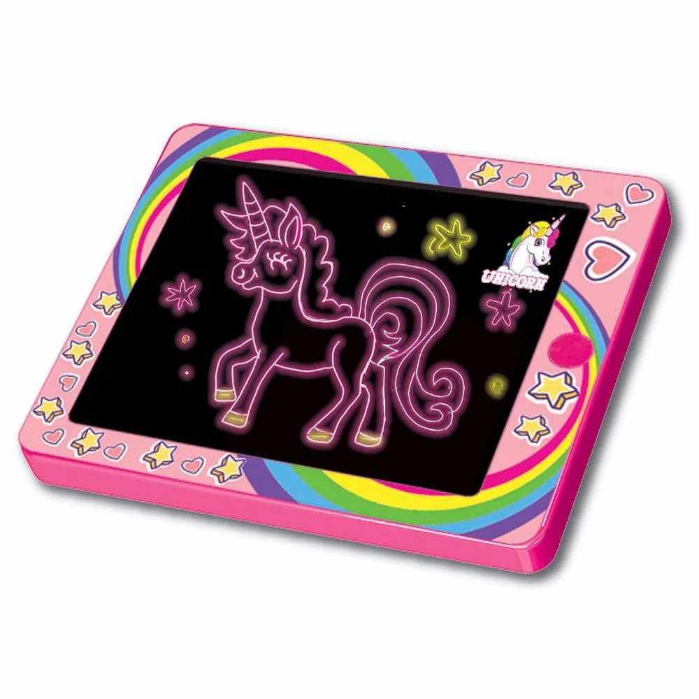 Tableta de desen luminoasa AM-AV Glow Pad Unicorn