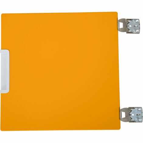 Usa orange cu inchidere lenta pentru dulap compartimentat