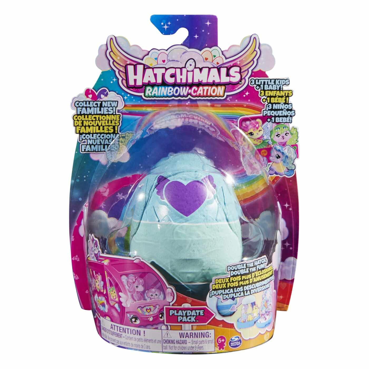 Figurina - Hatchimals Rainbow-Cation - Collect New Families! (surpriza) | Spin Master