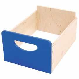 Cutie depozitare din lemn – Albastru
