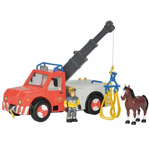 Masina de Pompieri Simba Fireman Sam Phoenix cu Figurina si Cal