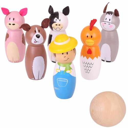 Set Popice BigJigs Toys Animale de la Ferma