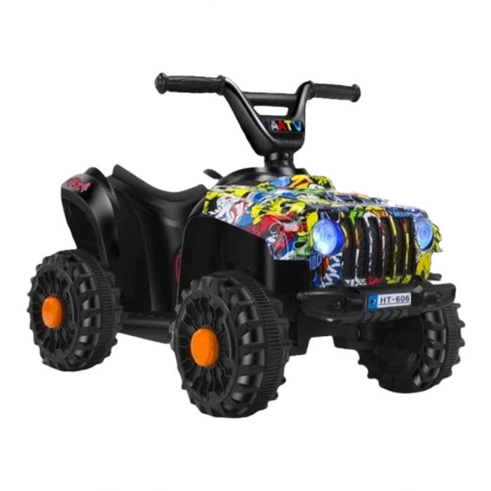 ATV electric pentru copii, 6V, 1 motor, 4188, multicolor