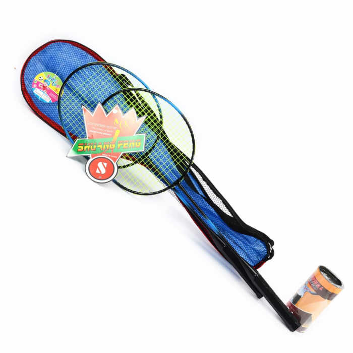 Set 2 rachete badminton cu fluturasi, D662