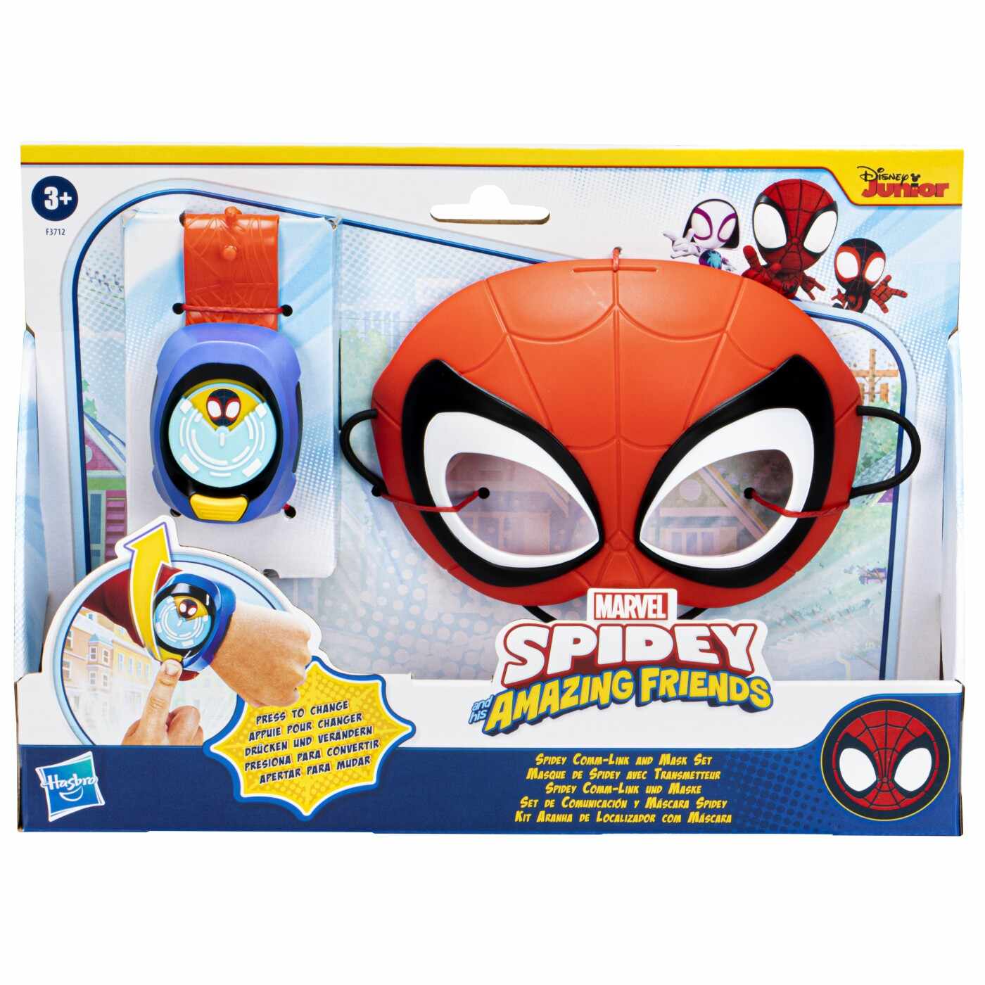 Set de joaca - Spidey And His Amazing Friends - Spidey Comm-Link and Mask Set | Hasbro