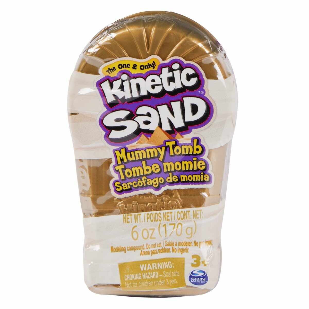 Set de joaca cu nisip si forme, Kinetic Sand, Mummy Tomb, 20138825