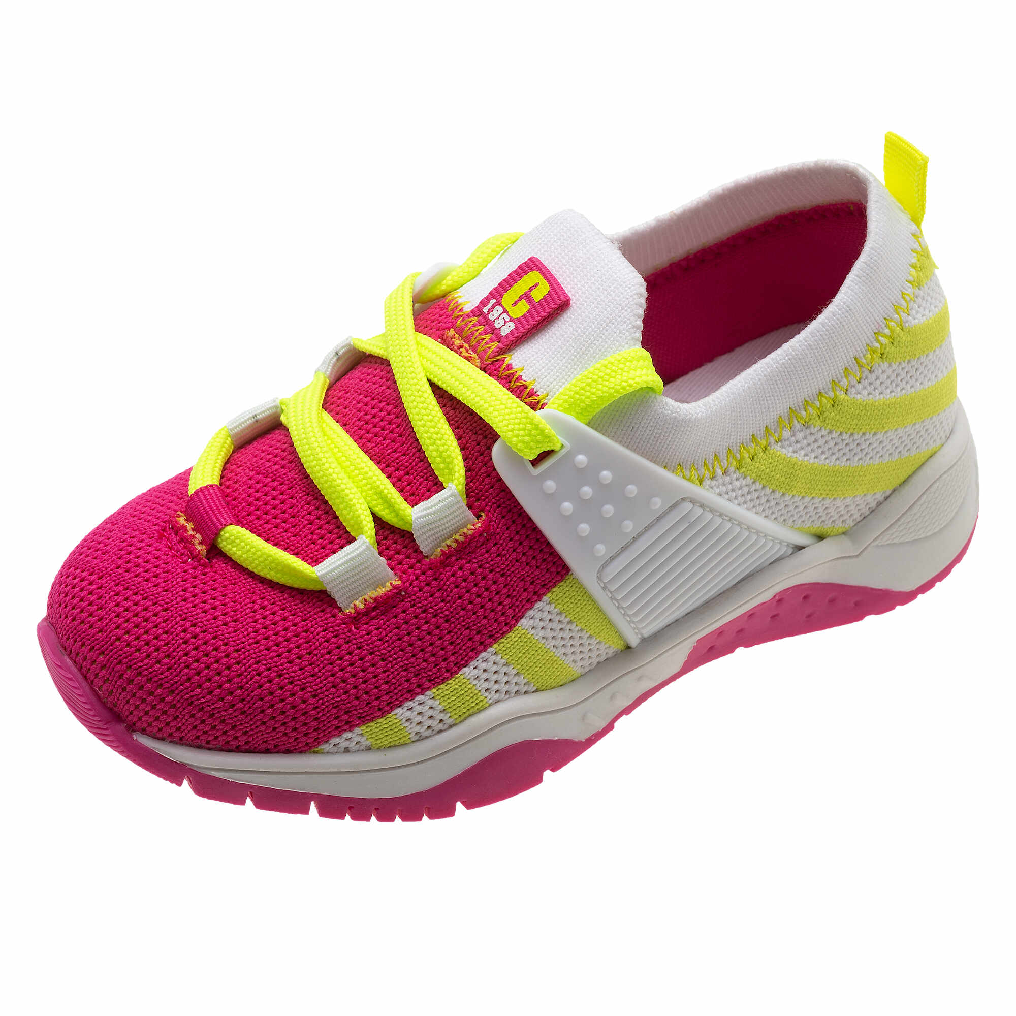 Pantofi sport copii Chicco Corner, textil roz, 61617