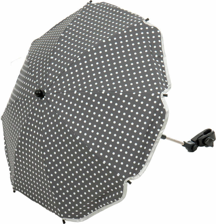 Umbrela pentru carucior 70 cm UV 50+ DOT Grey Fillikid
