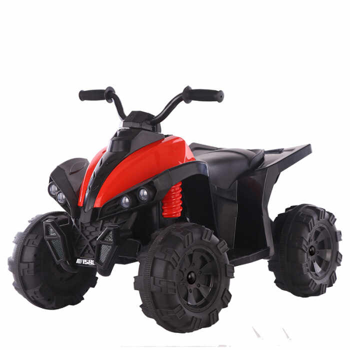 ATV electric pentru copii 3-5 ani, Kinderauto Wolf 70W 12V PREMIUM, culoare Rosu