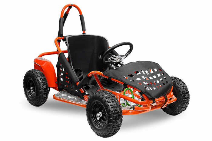 Kart electric pentru copii NITRO GoKid 1000W 48V culoare portocaliu
