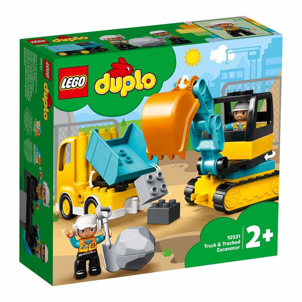 Lego Duplo Camion si excavator pe senile 10931