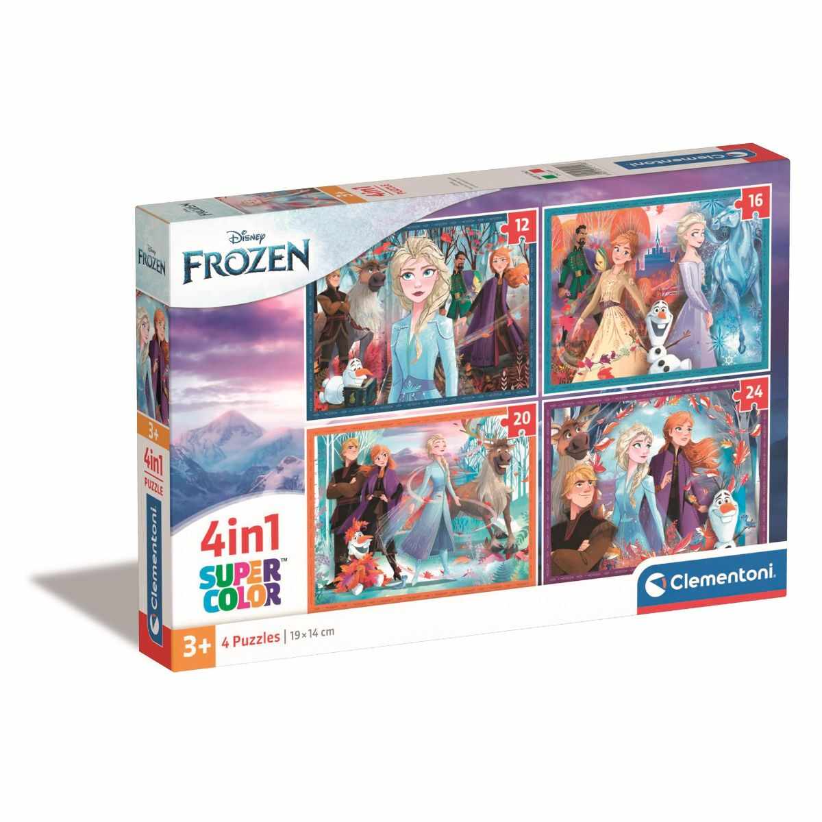 Puzzle 4 in 1 Clementoni Disney Frozen (12, 16, 20, 24 piese)