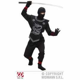Costum ninja negru - marimea 140 cm
