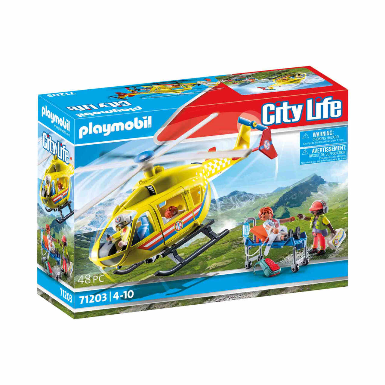 Playmobil - Elicopter Galben De Salvare