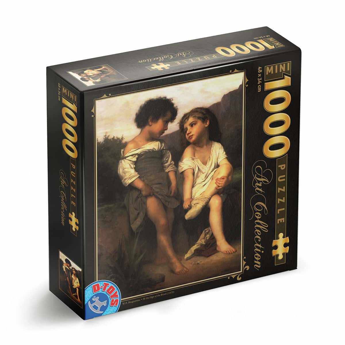 Mini puzzle W. A. Bouguereau - Puzzle adulți 1000 piese