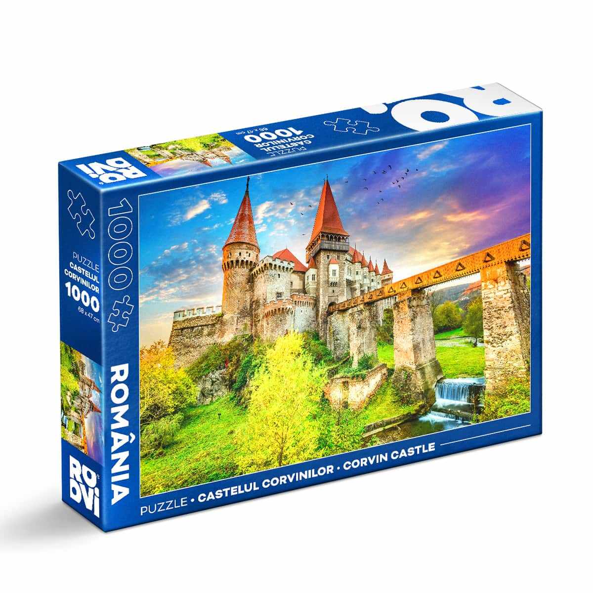 Puzzle Castelul Corvinilor - Puzzle adulți 1000 piese - Imagini din România
