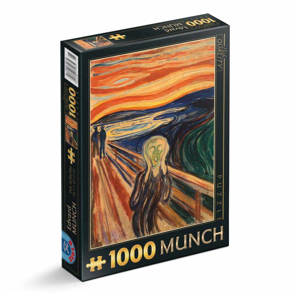 Puzzle Edvard Munch - Puzzle adulți 1000 piese - The Scream