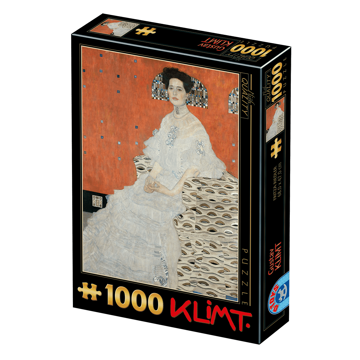Puzzle Gustav Klimt - Puzzle adulți 1000 piese - Portrait of Fritza Riedler