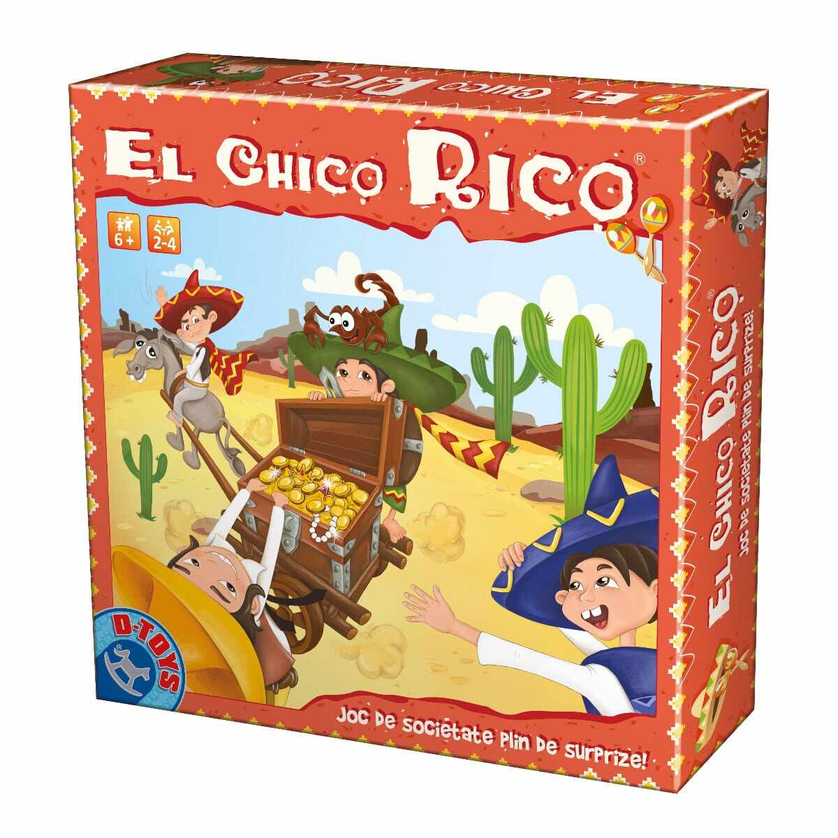 Joc El Chico Rico - Joc de societate cu tablă 3D