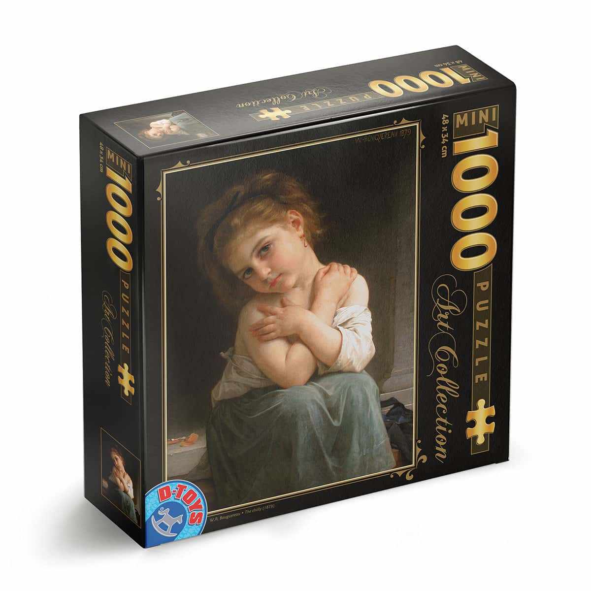 Mini puzzle 1000 piese W. A. Bouguereau - The Chilly